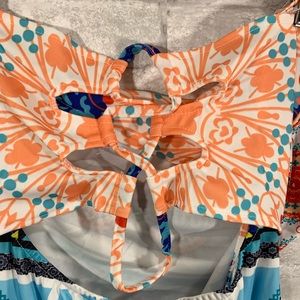Dresses - Light Blue Floral Maxi Dress Dresses - Light Blue Floral Maxi Dress